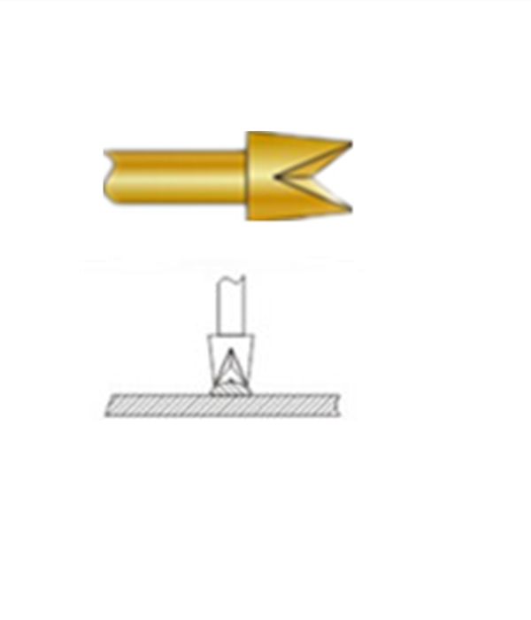四爪頭探針、探針用法圖、探針原理圖、測試探針圖片